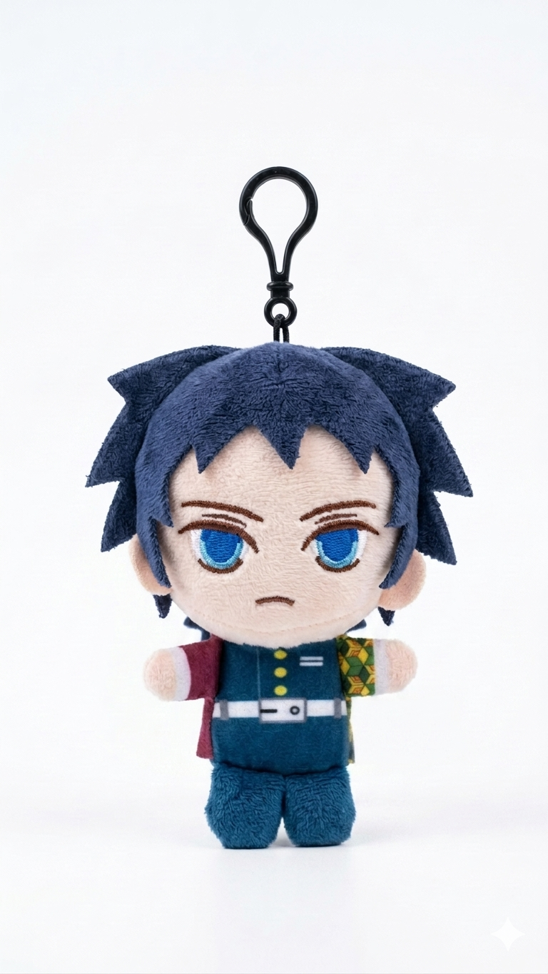 Demon Slayer Giyu Tomioka Plush Bag Charm (15 CM)