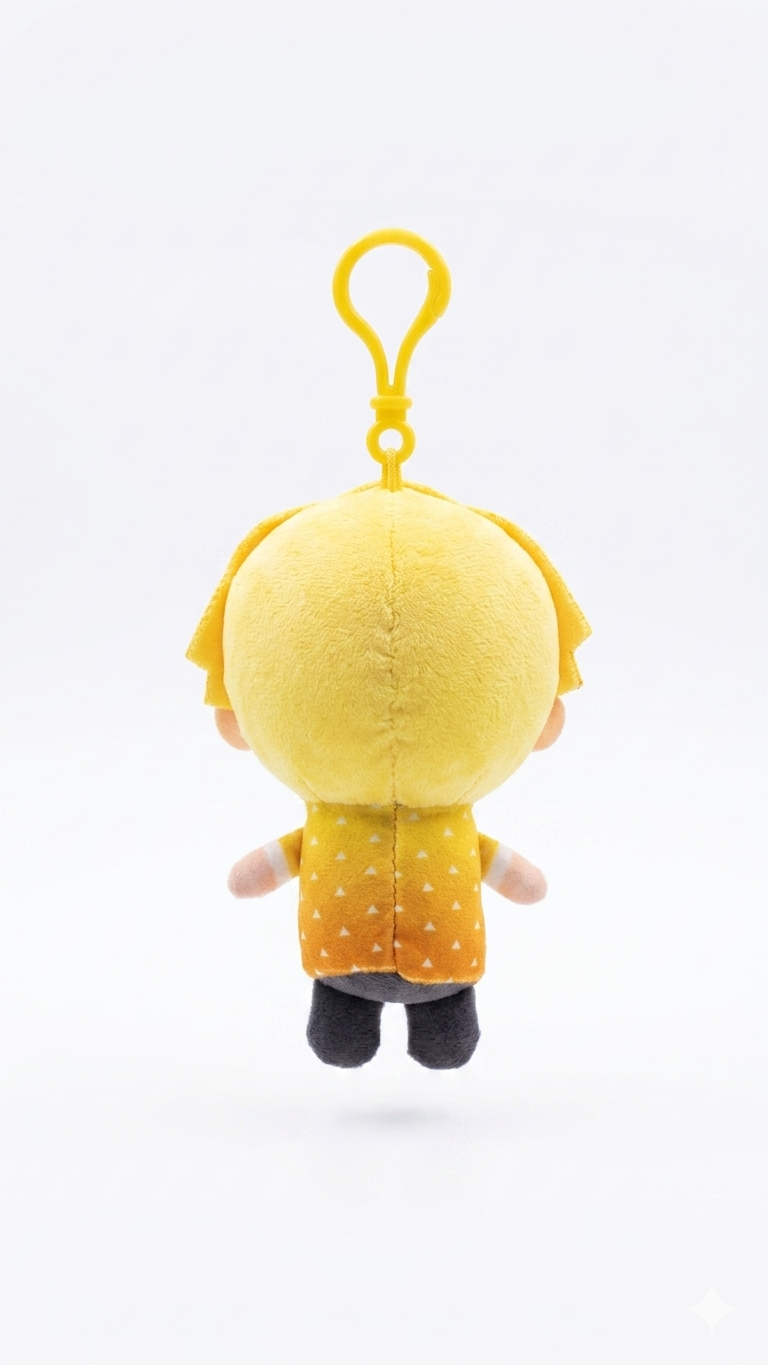 Demon Slayer Zenitsu Agatsuma Plush Bag Charm (15 CM)