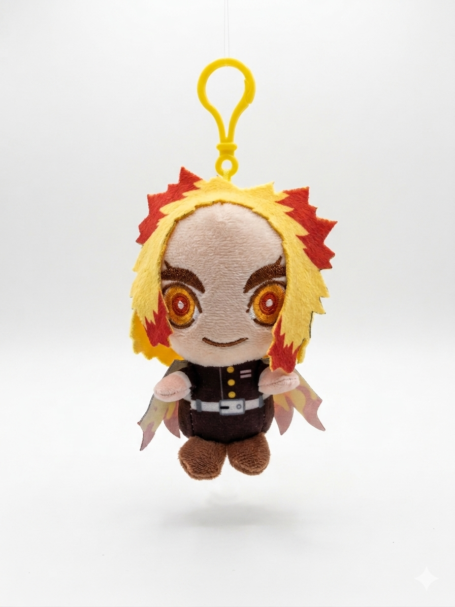 Demon Slayer Kyōjurō Rengoku Plush Bag Charm (15 CM)