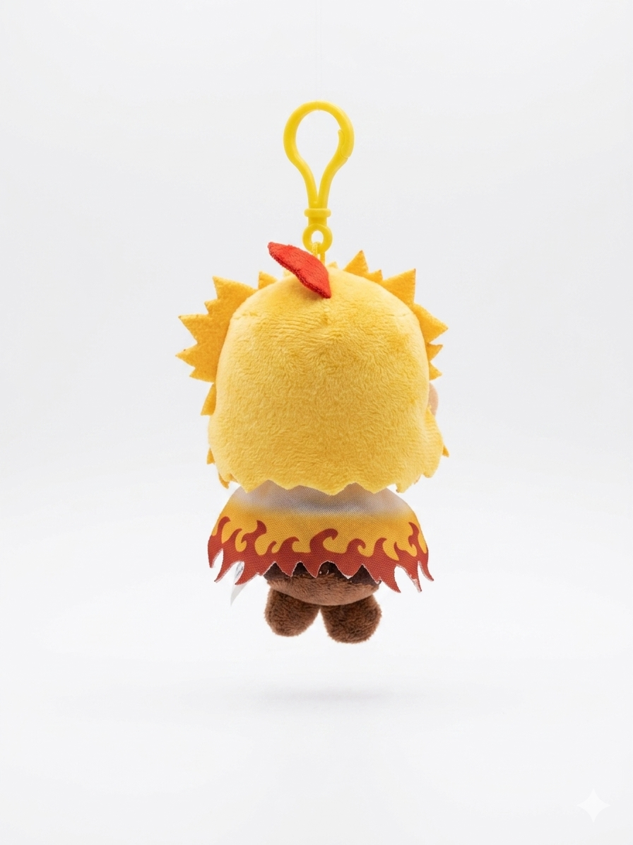 Demon Slayer Kyōjurō Rengoku Plush Bag Charm (15 CM)